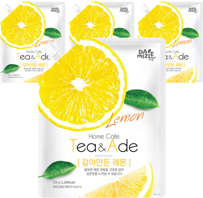 다미즐 갈아만든 레몬, 500g, 4개