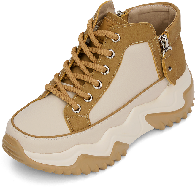 J SHOE Hanin 厚底拉鍊運動鞋 5.5cm