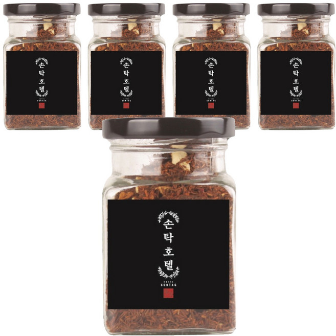 손탁호텔 루이보스오렌지차 보틀 리필, 50g, 1개입, 5개