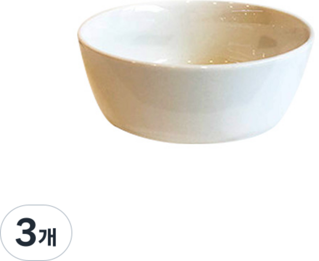 ERATO Mono 大碗 W-52A80, 白色, 3個