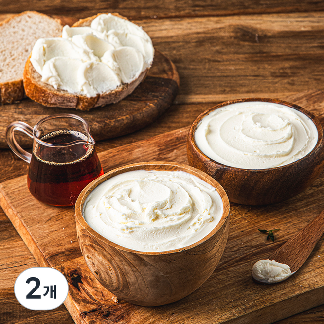 허니리코타 치즈 S, 1kg, 2개, 1개입