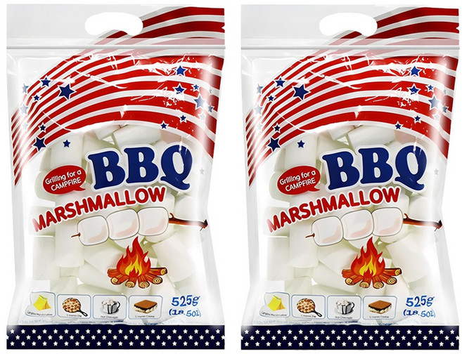바베큐용 마쉬멜로, 525g, 2개