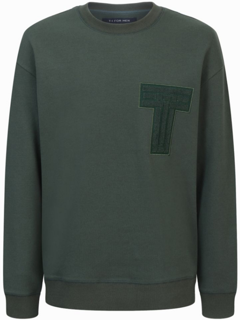 티아이포맨 지오매트리 레터링 스웨트셔츠 M206MTS109M