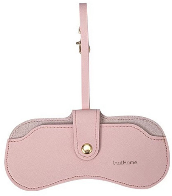 인앳홈 휴대용 가죽 안경 케이스