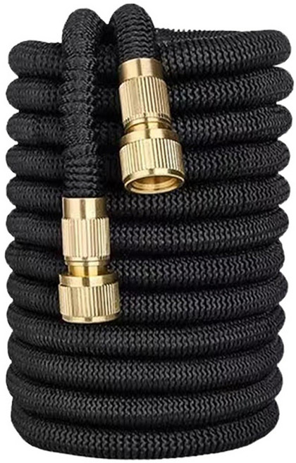 防爆伸縮水管 奶嘴接頭 1.7m, 黑色, 1個