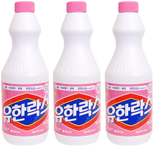 유한락스 후로랄, 1L, 3개