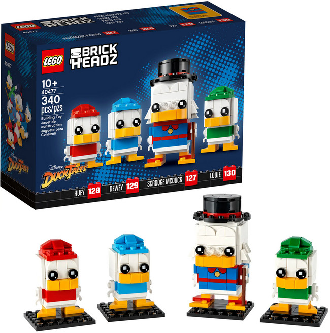 LEGO 樂高 大頭系列 #40477, 史高治麥德 + 休依 + 杜依 + 路依 多色, 1盒