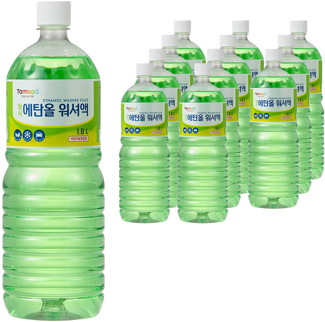 탐사 에탄올 워셔액, 1.8L, 12개