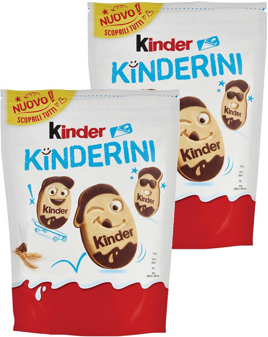 킨더 킨더리니 비스킷 아침식사대용 쿠키, 250g, 2개