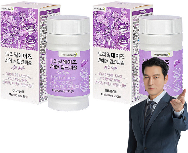트리밀데이즈 간에는 밀크씨슬 81g, 90정, 2개
