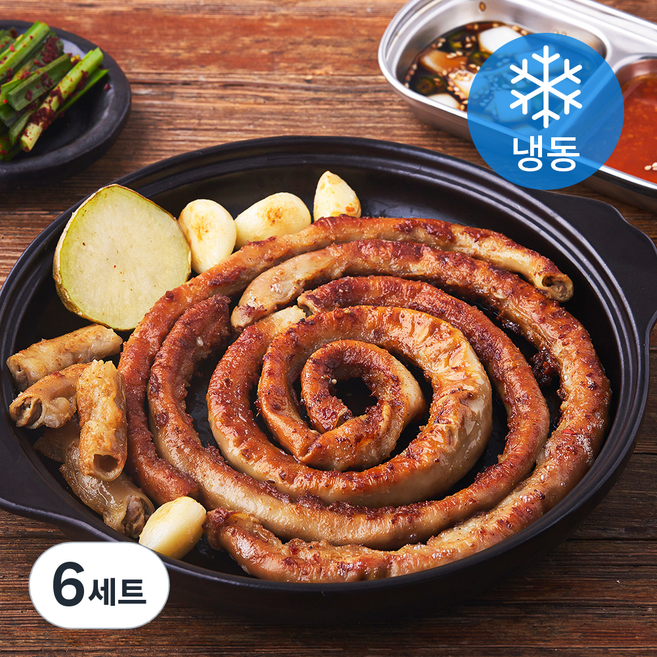 미식로 소곱창 200g + 소스 50g 세트 (냉동), 6세트