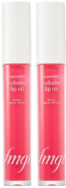 fmgt 글리밍 볼륨 립 오일, 05 라즈베리팝, 5g, 2개 - 쿠팡
