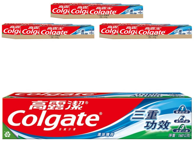 Colgate 高露潔 三重功效含氟牙膏 清涼薄荷