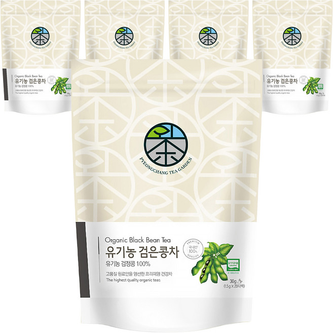 평창다원 유기농 검은콩차, 1.5g, 20개입, 5개