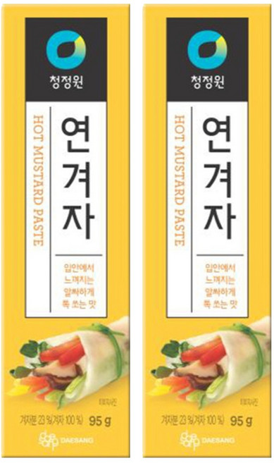 청정원 연겨자, 95g, 2개