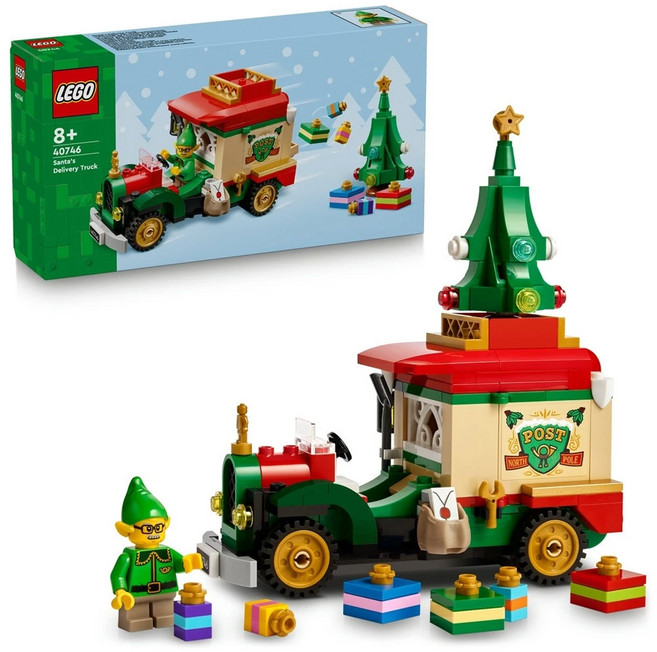 LEGO 特殊系列 聖誕老人的送貨車 Santa's Delivery Truck 40746, 1組, 多色