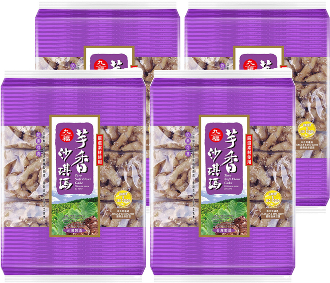 九福 芋香沙琪瑪, 200g, 4袋