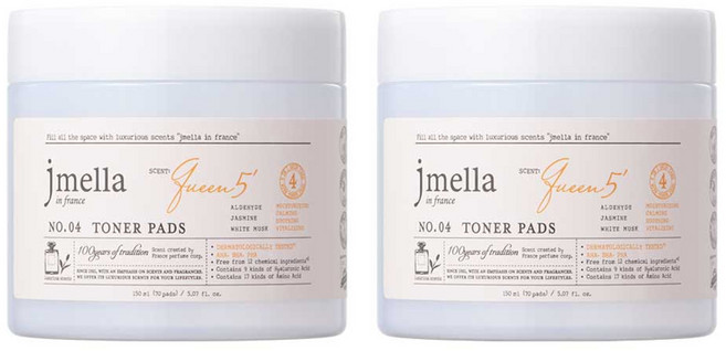 제이멜라 인 프랑스 퀸 5 토너 패드 70p, 70매입, 2개