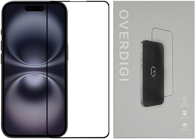 OVERDIGI 強化玻璃保護貼, 1個