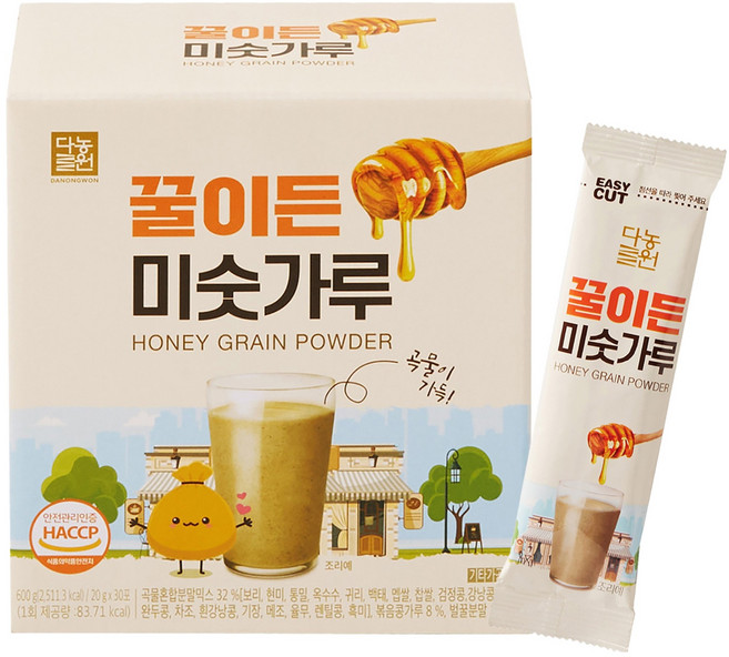 다농원 꿀이든 미숫가루 30p, 1개, 600g