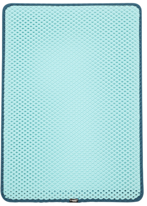 뽀시래기 고양이 사막화방지 뽕뽕매트, 민트스카이, 1개