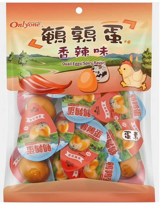 Onlyone 海龍王 鵪鶉蛋 香辣, 1包, 150g