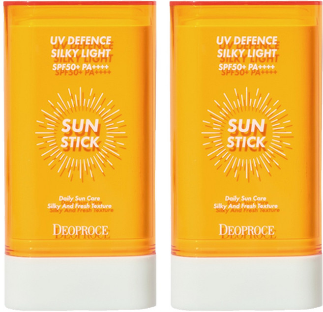 DEOPROCE 迪普詩 UV 防禦絲滑輕盈防曬棒 SPF50+ PA++++, 19g, 2個