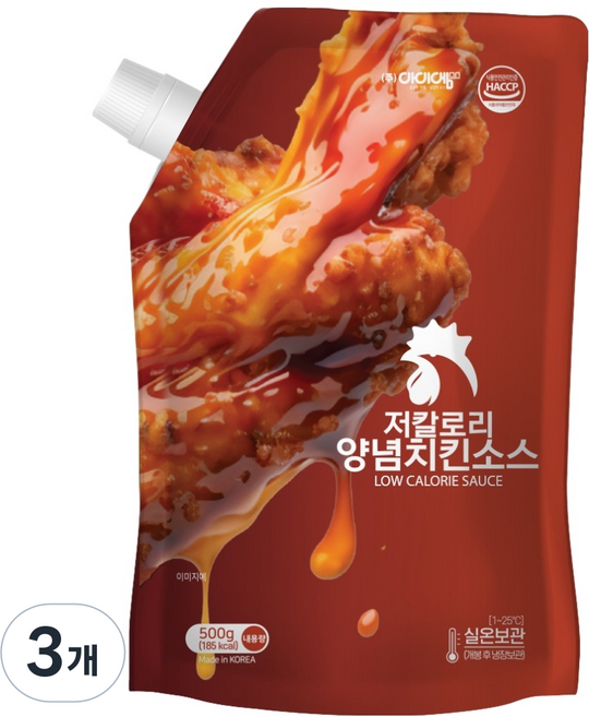 아이엠소스 저칼로리양념치킨소스, 500g, 3개