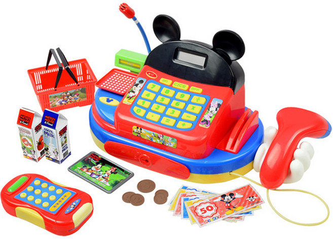 Disney 迪士尼 多功能收銀機 3歲以上適用, 1盒, 多色