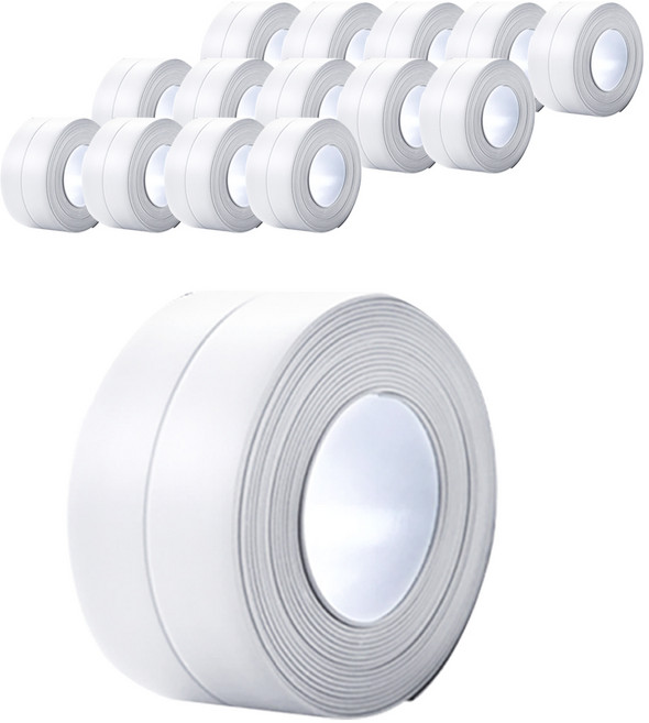 유니독 실리콘 틈새차단 방수 테이프 화이트, 15개