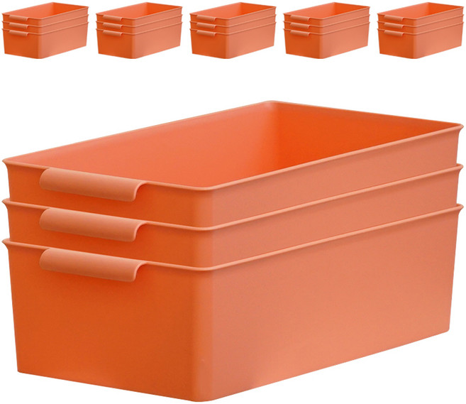 보노하우스 컬러블 핸들러 바스켓, 오렌지, 18개