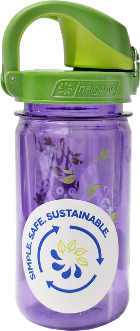 nalgene Sustain系列 OTF兒童水壺 12oz, 紫色, 1個