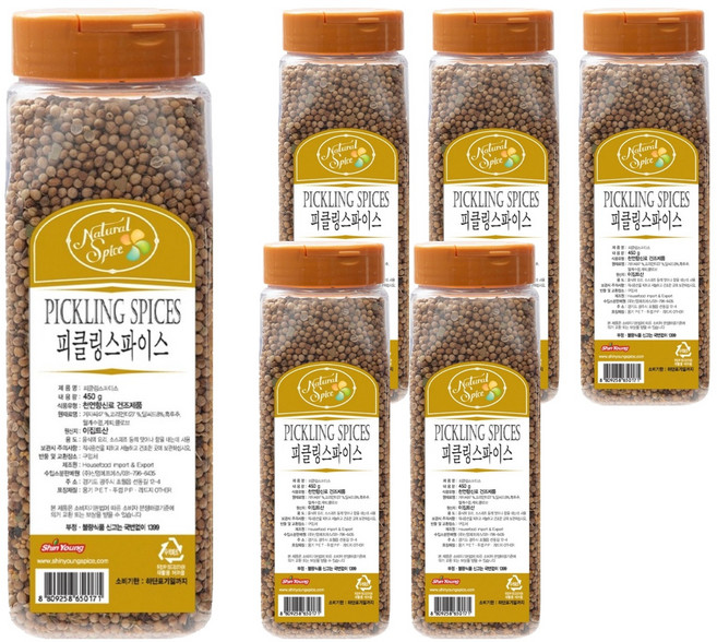 내츄럴스파이스 피클링 스파이스, 450g, 6개