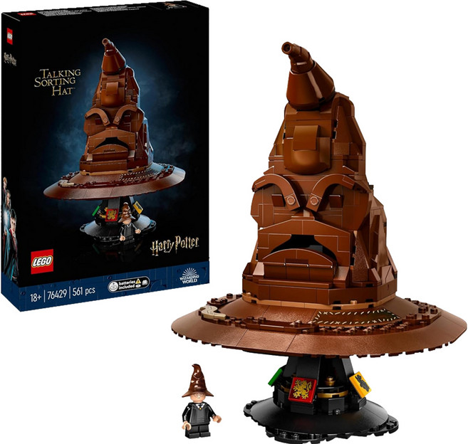 LEGO 76429 分類帽 Talking Sorting Hat Set 31種不同聲音組合, 1盒