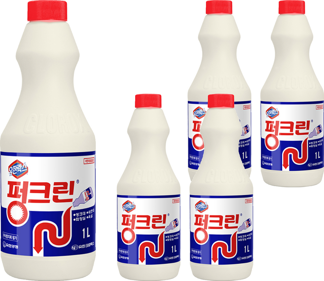 펑크린 배수구세정제, 1L, 5개