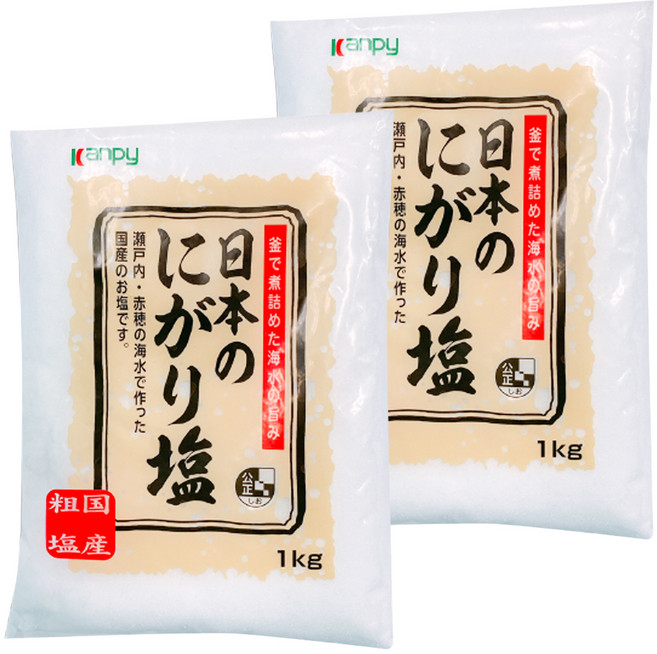 Kanpy 加藤產業 加藤海鹽, 1kg, 2包