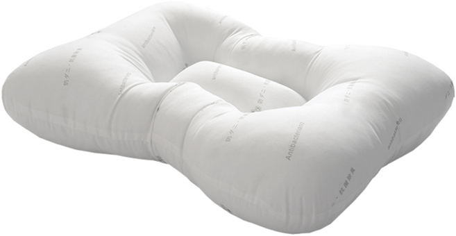 EmBrace 英柏絲 蝶型枕系列 可水洗人體工學 舒鼾枕 MIT台灣製, 白色, 1個