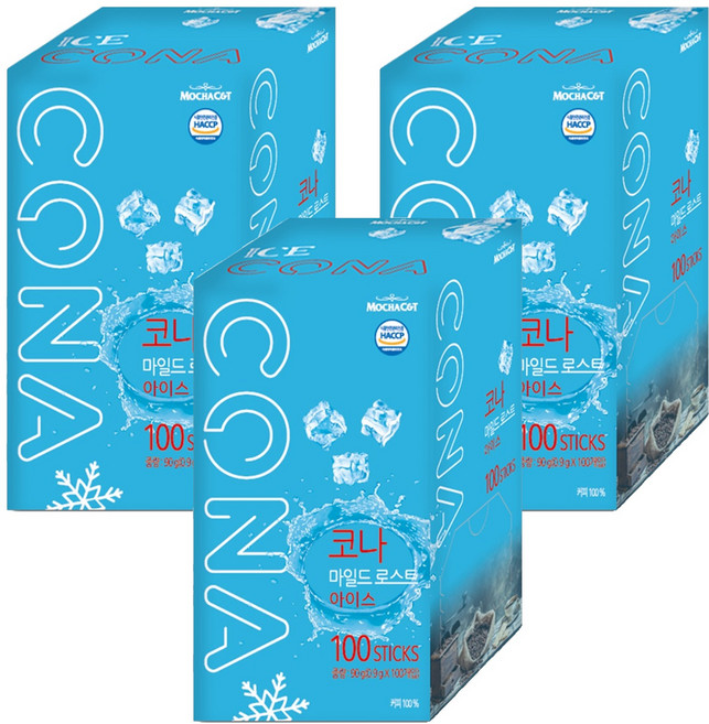 CONA 마일드로스트 아이스 원두커피믹스, 900mg, 100개입, 3개