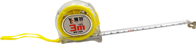 YUTE 豫特 鋼捲尺 4入 加厚透明 3m長, 1組