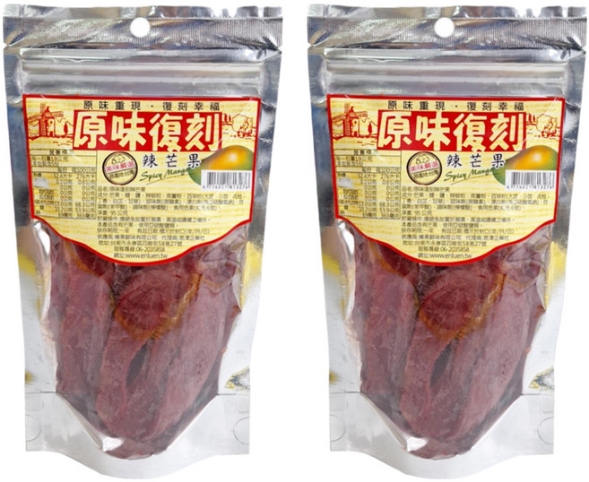 原味復刻 辣芒果, 95g, 2包