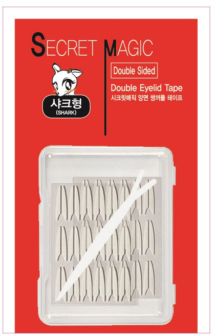 다크니스 시크릿 고급 양면 쌍꺼풀테이프 360p, 샤크형, 1세트