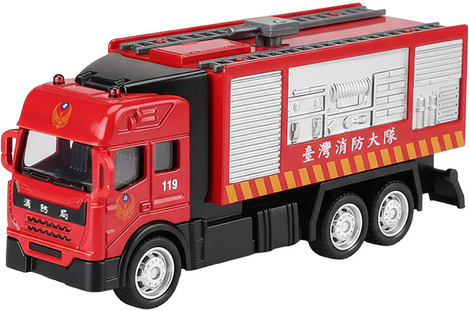 love color 樂彩森林 聲光迴力城市巡邏隊, 消防車 多色, 1個