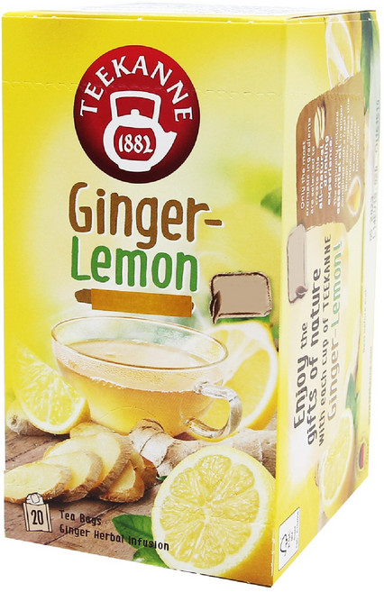 티칸 진저 레몬 티백, 1.75g, 20개입, 1개