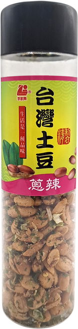 李家興 花生罐 蔥辣, 230g, 1罐