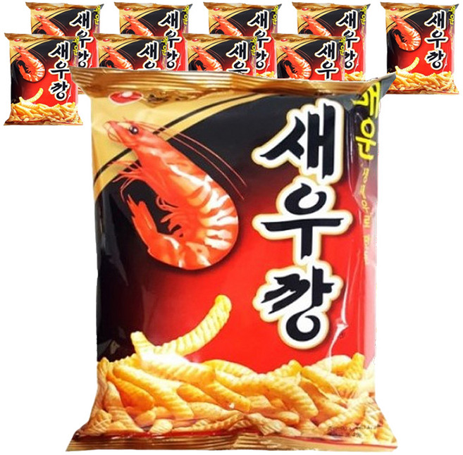 새우깡 매운새우깡, 90g, 10개