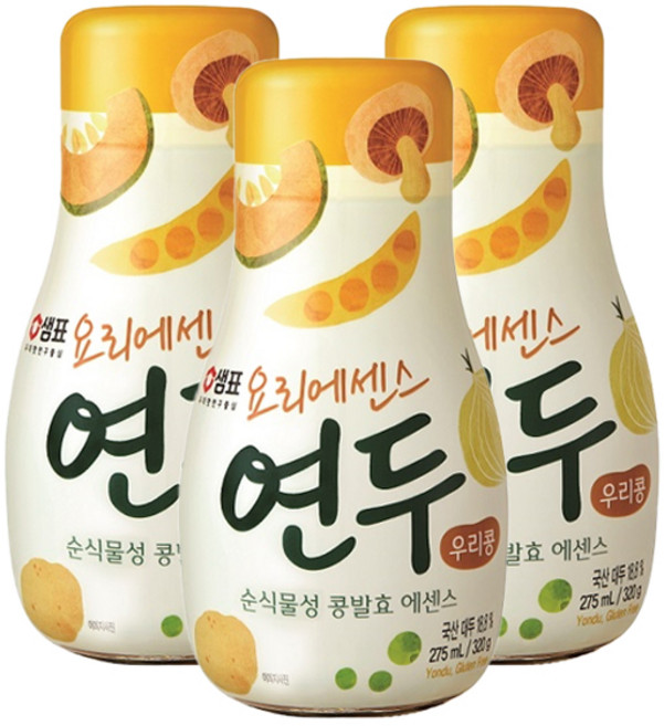 연두 우리콩 요리에센스, 275ml, 3개