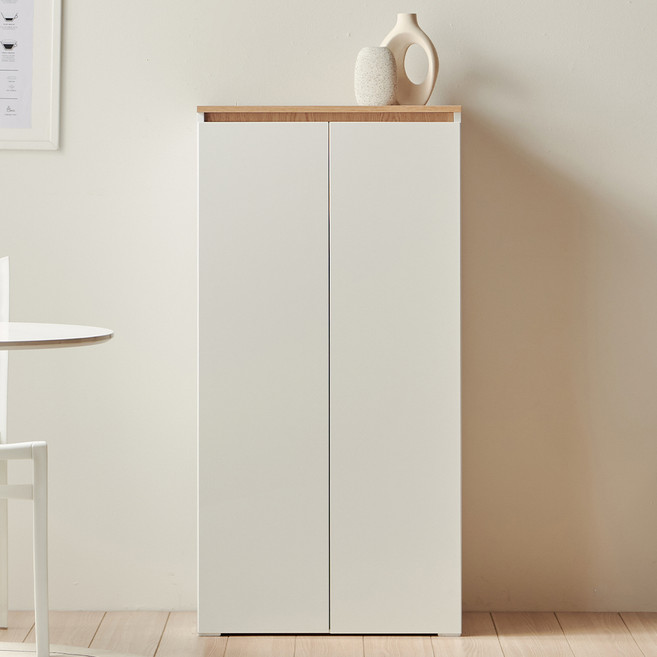 바로방가구 히트 LPM 1200 다용도 수납장 고객직접설치, 오크