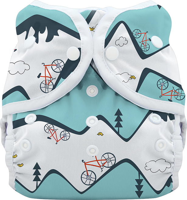 THiRSTiES 壓扣防水尿布兜, Mountain Bike, 1件