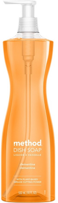 method 美則 純淨洗碗精 克萊門氏柑橘, 532ml, 1瓶