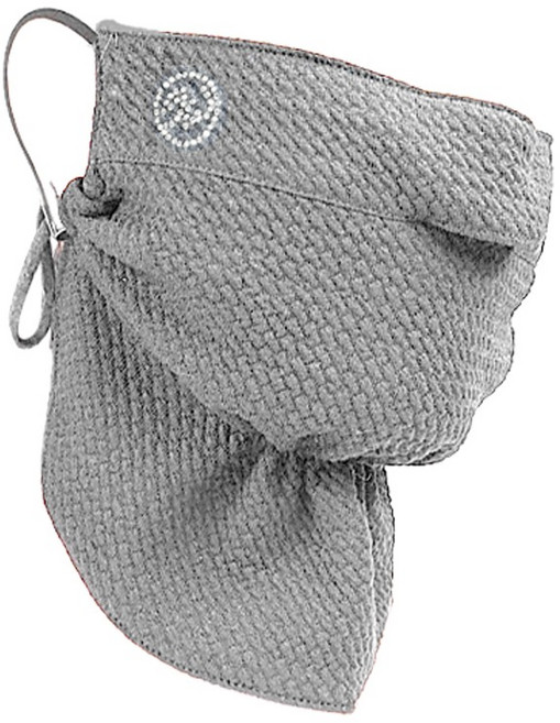 고운골프 여성용 엠보 방한마스크, 그레이, 1개
